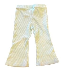 Jumping Beans light mint waffle knitted wide leg pull-on leggings Girl 12 M